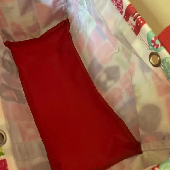 Thirty One HELLO HOLIDAY Medium Utility Tote Bag AB70 Retired Christmas EUC - Picture 7 of 7